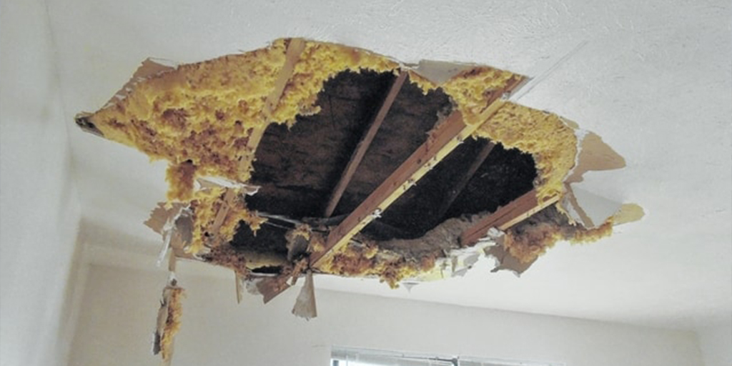 Can A Ceiling Collapse From Water Leak?