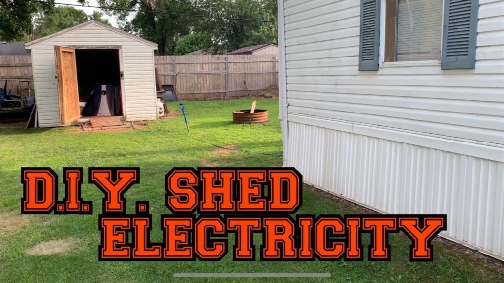 Can I Run Electricity To My Shed By Myself?