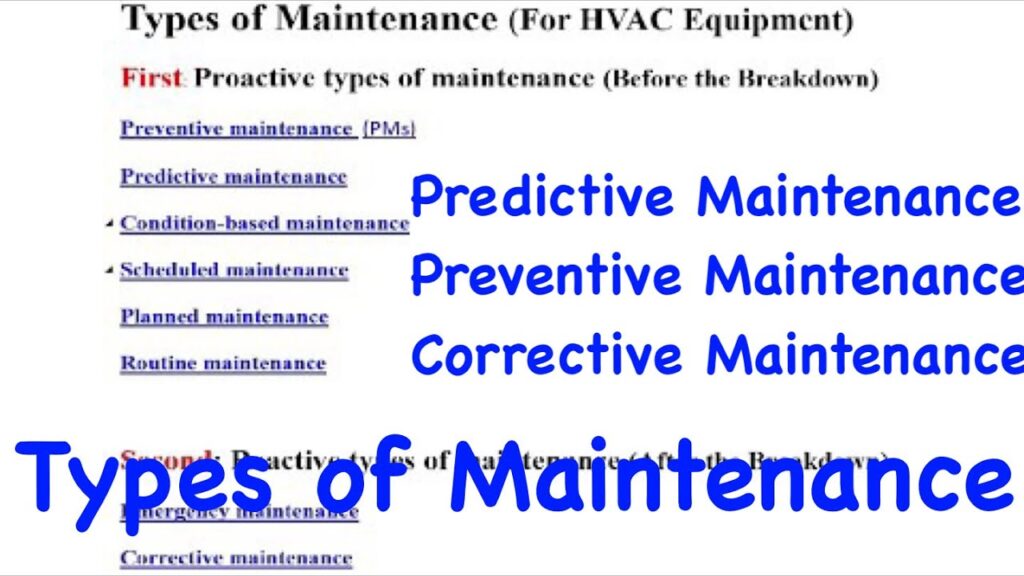 How Many Types Of HVAC Maintenance Are There?