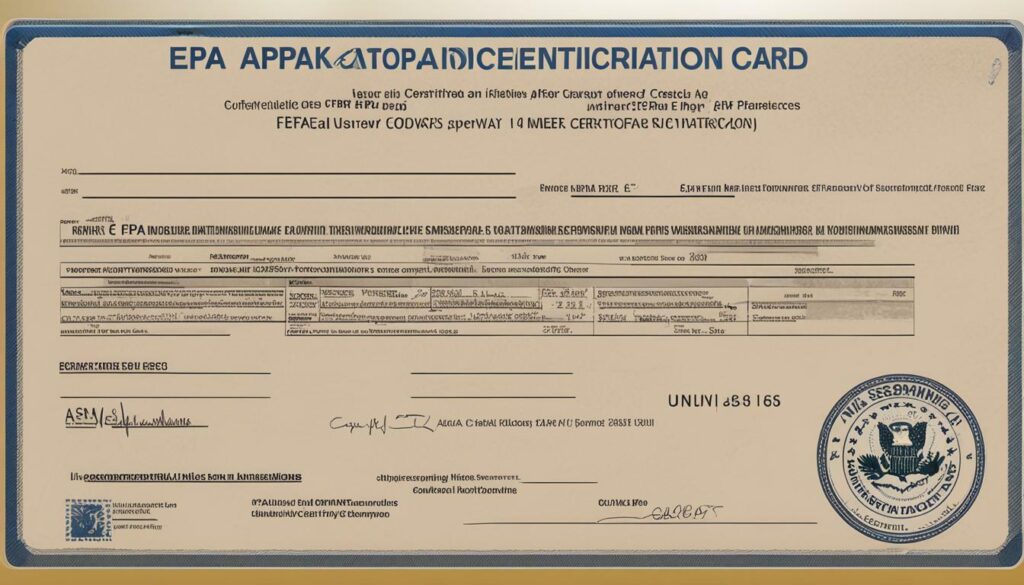 Counterfeit EPA certification