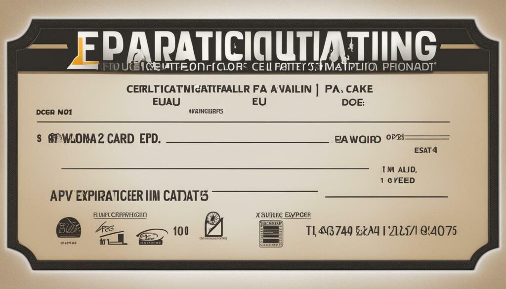 EPA certification card