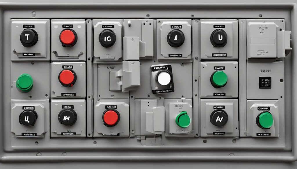 HVAC control switches