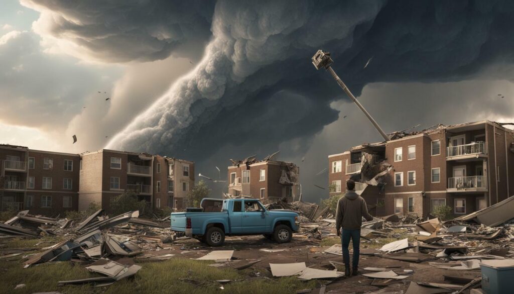 Tornado damage renters insurance claim