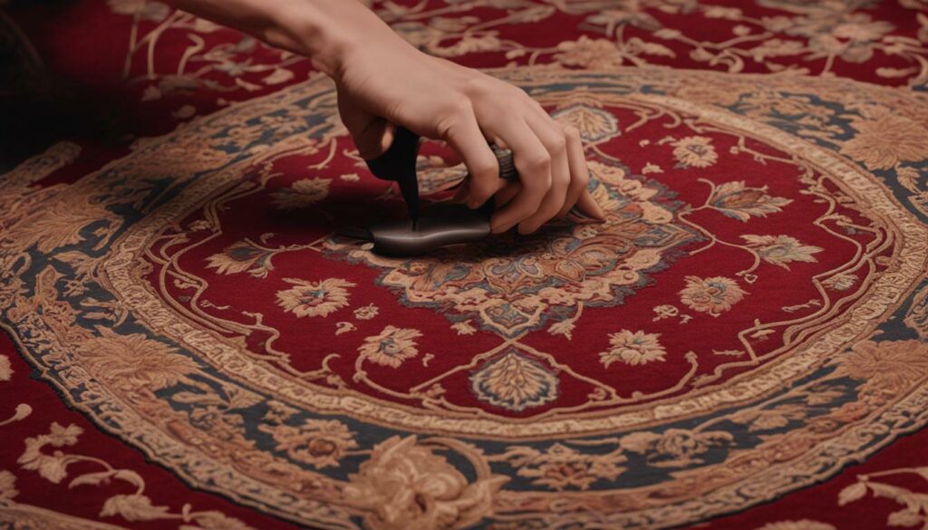 oriental rug stain removal