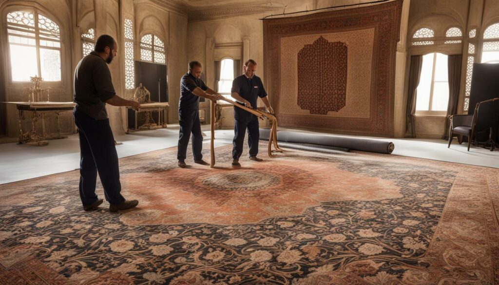 oriental rug water damage restoration
