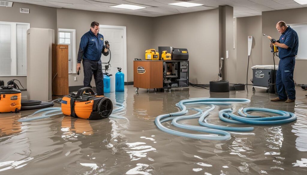 water damage restoration equipment packages