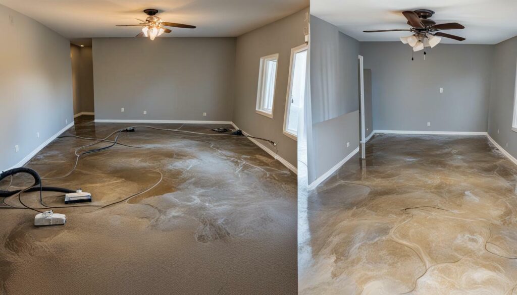 water damage wake forest nc